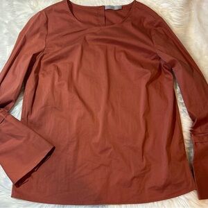 Minimalist Cotton Dalia Small Long Sleeve Top